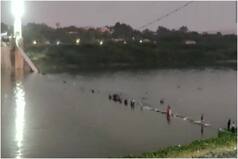 Cable Bridge Collapses in Gujarat's Morbi, Death Toll Rises To 70; Gujarat CM Patel Reaches Site