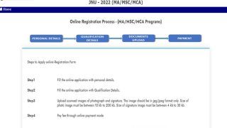 JNU Admission 2022 Through CUET PG: Registration Begins For MA, MSc, MCA Courses at jnuee.jnu.ac.in