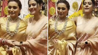 Durga Puja 2022: Kajol And Rani Mukerji Make Heads Turn in Their Traditional Saree Looks - WATCH Viral Videos