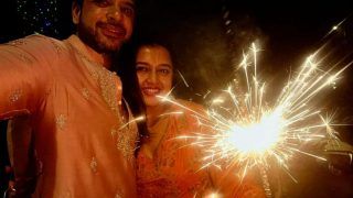 Karan Kundrra and Tejasswi Prakash Share Cute Diwali Pics as They Burn Fuljhadi Together, TejRan Fans React