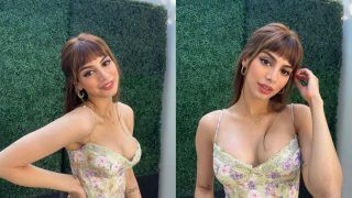 Khushi Kapoor Slays in Hot Floral Dress With Plunging Neckline, Leaves Little to Imagination - See Viral Pics