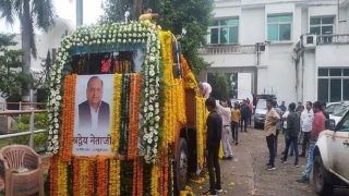 Netaji Amar Rahein: MSY Cremated With Full State Honours, Saifai Bids Tearful Adieu to SP Patriarch | Highlights