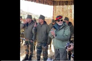 Video: On Diwali, PM Modi Joins 'Vande Mataram' Singalong With Armed Forces In Kargil