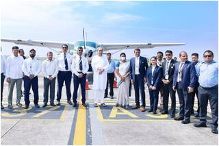 Odisha CM Naveen Patnaik Flags Off First Flight Between Bhubaneswar and Jeypore