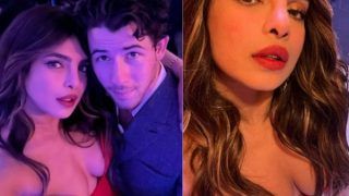 Priyanka Chopra Flaunts Her Curves in Hot Red Dress With Golden Makeup, Makes a Stunning Couple With Nick Jonas - See Viral Pics