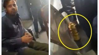 Drunk Teacher With Beer Cans Taking Class In Hathras School, Video Goes Viral | Watch