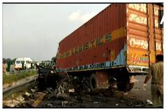 BMW Hits Truck At Speed Of 230 KMPH, All Occupants Killed, Car Reduced To Scrap