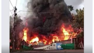 Massive Fire Breaks Out In Awadhpuri Area of ​​Bhopal During Chhath Puja, Assets Worth Lakhs Gutted
