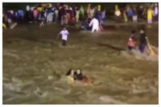 Video Captures Tragic Flash Flood In Jalpaiguri During Durga Idol Immersion