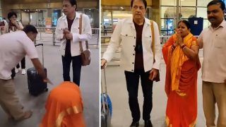 Ramayan Actor Arun Govil Awestruck as a Woman Lays on His Feet, Fans Call Him Legend- WATCH Viral Video