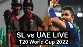 SL vs UAE T20 World Cup 2022: श्रीलंका ने UAE को 79 रन से हराया, दुष्मिंता चमीरा और वनिंदु हसरंगा के 3-3 विकेट