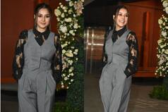 Shehnaaz Gill Suits Up For Aayush Sharma's Birthday Party in a Bossy Look, Fans Say 'Best Styling' - See Pics