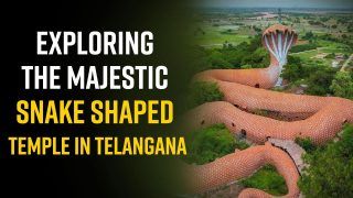 Telangana Snake Temple: This Unique And Majestic Snake Shaped Temple Of Telangana Will Leave You Spellbound - Watch Video