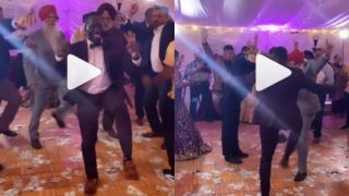 Viral Video: Foreigner Does Bhangra With Uncles At Punjabi Wedding, Netizens Say Killed It Bro