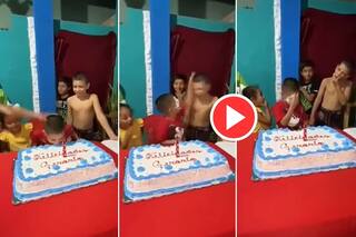 Viral Video: बर्थडे बॉय के साथ किसी ने कर दी तगड़ी शरारत, अंजाम बगल वाले को भुगतना पड़ा- देखें मजेदार वीडियो