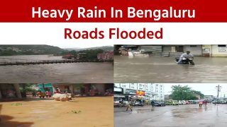 Bengaluru Rains: Heavy Rain In The City Causes Waterlogging, Many Roads Flooded - Watch Video