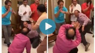 Viral Video: Desi Uncles Have a Blast Performing Naagin Dance at Party, Internet Calls Them Rockstars | Watch