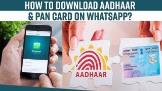 How To Download Aadhaar Card, PAN Card And Other Documents On WhatsApp? Step By Step Guide - Watch Video