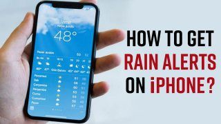 Tutorial: Amid Heavy Rainfall, Know How To Get Rain Alerts On iPhone, Step By Step Guide - Watch Video