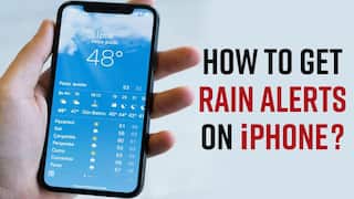 Tutorial: Amid Heavy Rainfall, Know How To Get Rain Alerts On iPhone, Step By Step Guide - Watch Video