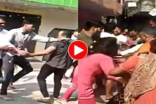 Padosi Ki Ladai: मामूली सी बात पर दो पड़ोसियों में हो गया घमासान, एक तो चप्पल उठाकर महिला की तरफ दौड़ पड़ा- देखें वीडियो