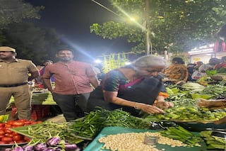 Video: FM Sitharaman Goes For Vegetable Shopping in Chennai, Here's What She Got From Market
