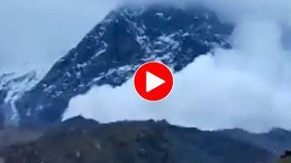 Viral Video: Huge Avalanche Occurs Near Kedarnath Temple in Uttarakhand. Watch