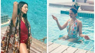 'So Hot'! Rakul Preet Singh Slays in Sexy Multi-Coloured Monokini at Maldives Vacation - Check Viral Photos