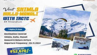 IRCTC Introduces Shimla Kullu Manali Tour Package; Fares And Other Details Here