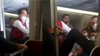 Viral Video: Drunk Passenger Bites Flight Attendant's Finger; Forces Airlines To Make Emergency Landing