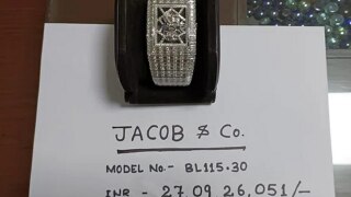 Diamond-Studded Wristwatch Worth Rs 27 Crore Seized By Customs Officials At Delhi Airport | Watch