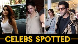 Celebs Spotted:  Deepika Padukone To Janhvi Kapoor, These Celebs  Stepped Out In Style In City | Watch Video