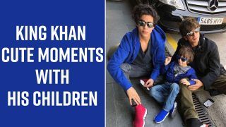 Shahrukh Khan Shares A beautiful Bond With His Children, Take A Look At Cute Moments Of King Khan With His Kids