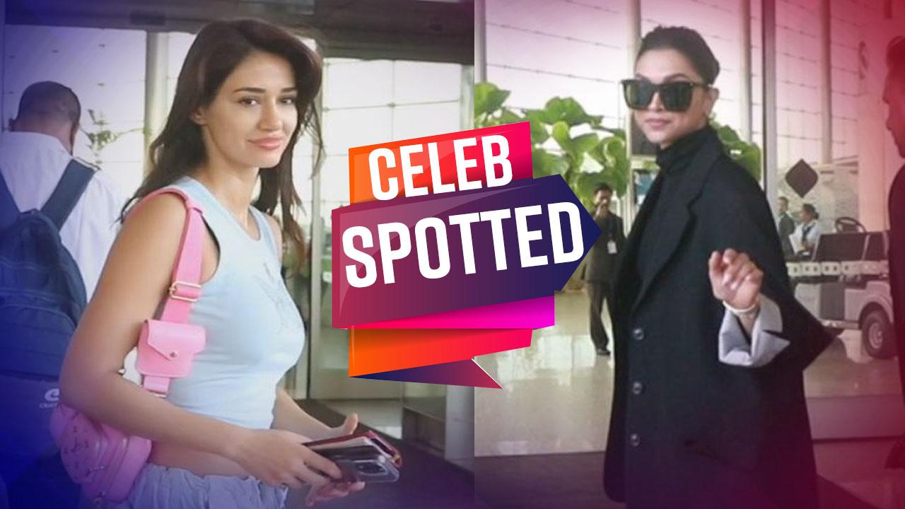 Deepika Padukone Spotted In Swag As She Wears Black And White Outfit, Disha Patani Looks Pure Beauty In Casuals- Watch