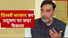 Delhi Air Pollution: दिल्ली में 50% लोगों को मिला WFH, पर्यावरण मंत्री गोपाल राय की लगाई नई पाबंदियाँ | Watch Video