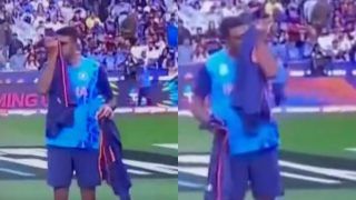 Viral Video: R Ashwin Caught Smelling Jersey During T20 Toss, Cracks Up Harbhajan Singh. See Tweets