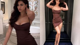 Disha Patani is Still The Summer Girl of Our Dreams in Sexy Coffee Brown Mini Dress With Plunging Neckline- See Viral PICS