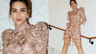 Kriti Sanon in Rs 2.76 Lakh Rose Gold Zodiac Signs Mini Dress - Yay or Nay?