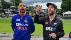 India vs New Zealand 3rd ODI LIVE Score: भारत की बल्लेबाजी शुरू, शिखर धवन और शुभमन गिल की सलामी जोड़ी क्रीज पर
