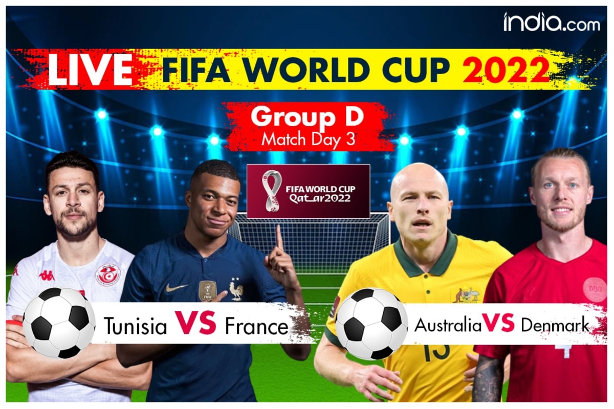 FIFA World Cup 2022 LIVE Streaming, France vs Tunisia and Australia vs Denmark Group D When And Where To Watch Online And On TV
