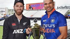 India vs New Zealand 3rd ODI LIVE Score: कॉन्वे-एलन की ठोक शुरुआत, न्यूजीलैंड 50 पार