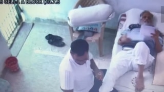 Jailed AAP Minister Satyendar Jain Gets Massage Inside Tihar Jail. Watch CCTV Footage Here