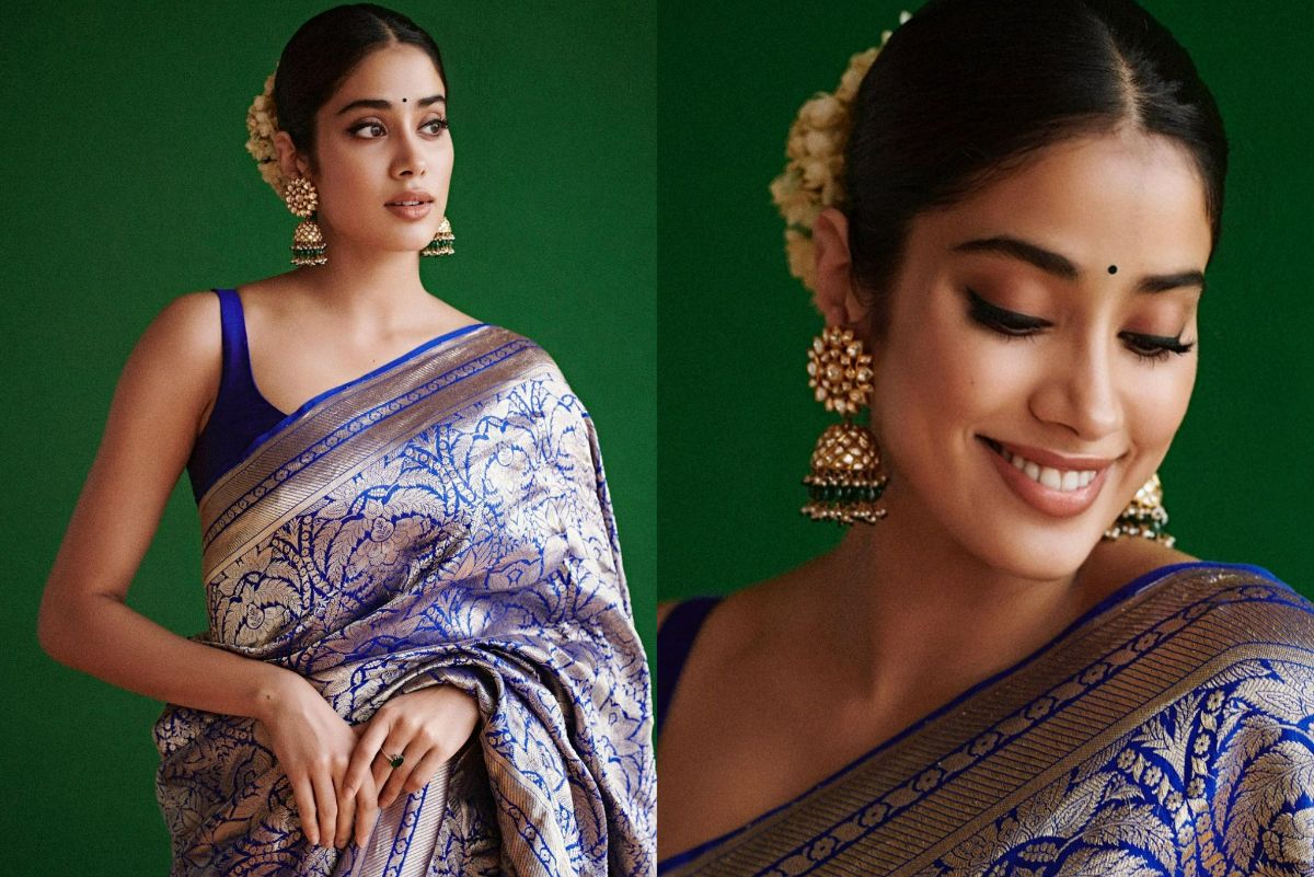 Janhvi Kapoor Looks Like Diwali Pataka in Pink Saree