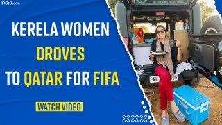 FIFA World Cup 2022: मेस्सी का मैच देखने के लिए भारतीय महिला ने तय किया महिंद्रा थार में केरेला से क़तर तक का सफर | Watch Video