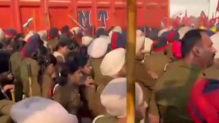 संगरूर में पंजाब के मुख्यमंत्री भगवंत मान के आवास के बाहर मजदूरों का प्रदर्शन, जानें वजह