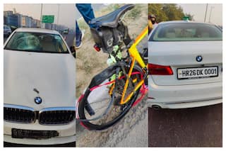 50-year-old Cyclist Mowed Down By Speeding BMW On Delhi-Gurugram Road