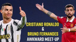 Viral: Cristiano Ronaldo And Bruno Fernandes Awkward Meet-Up In Portugal Dressing Room | Watch Video