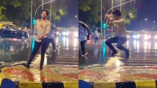 Viral Video: Desi Boy Dances In Rain On Banthan Chali Bolo, Netizens Say Aag Laga Di. Watch