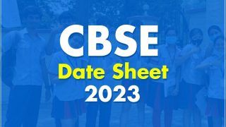 CBSE Class 12 Date Sheet 2023 (Out) - Check Complete Schedule, Exam Timing Here