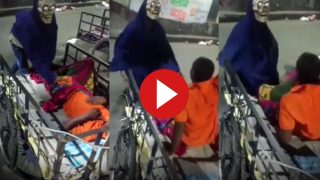 Viral Video Today: नींद में डूबे शख्स को 'भूत' बनकर उठाने लगा लड़का, फिर जो हुआ जिंदगी में नहीं भूलेंगे- देखें वीडियो